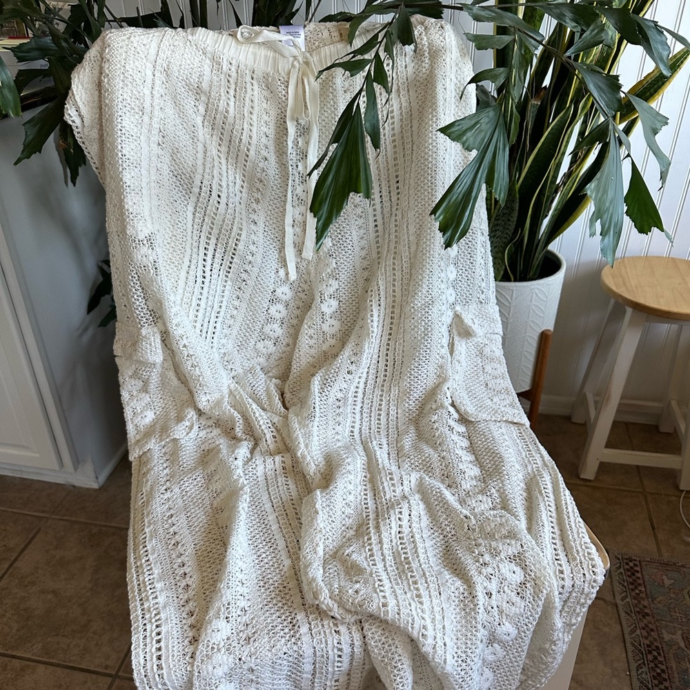 Lucky Brand crochet cargo pant